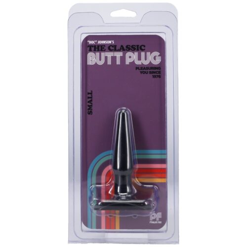 Small classic butt plug in packaging
