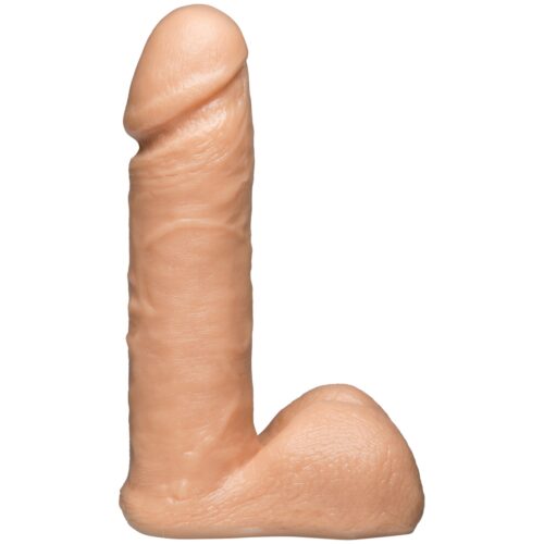 Doc Johnson Vac U Lock Realistic Cock – White, 6inch