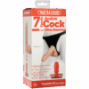 Doc Johnson Vac U Lock 7 inch realistic cock dildo with ultra harness