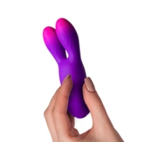 Rocks Off Glo-Girl Bunny Vibrator - Purple