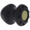 This innovative product combines style and functionality for enhanced user experience. A black silicone device with a rounded top