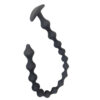 Brutus Beaded Chain Silicone Ass Balls Anal Beads – Black