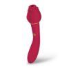 Secret Kisses Rosegasm Twosome Rose Vibrator – Red