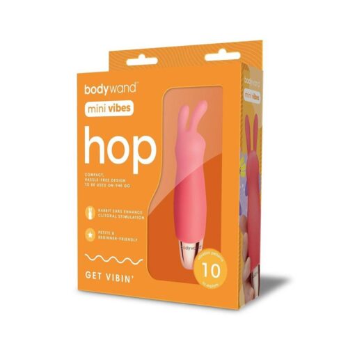Bodywand Mini Vibes Hop Vibrator - Coral