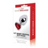 3.5-inch heart crystal butt plug packaging