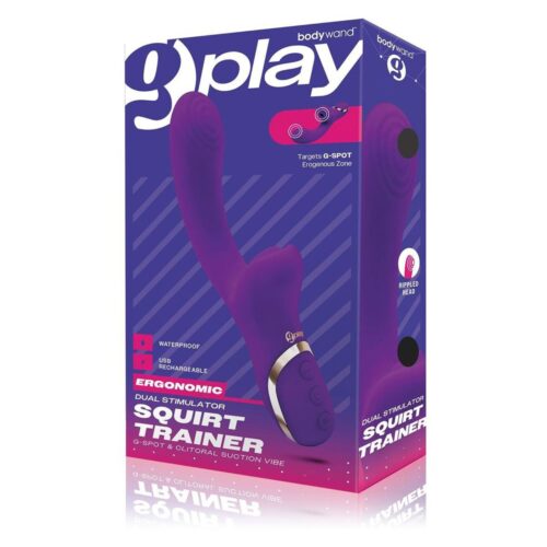 Bodywand G Play Squirt Trainer G Spot And Clitoral Suction Vibrator - Purple