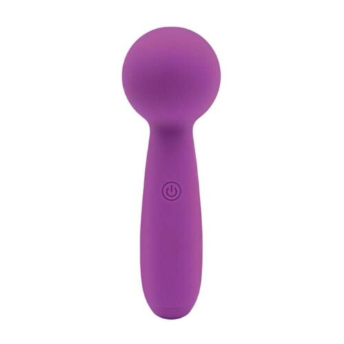 Purple mini wand massager vibrator