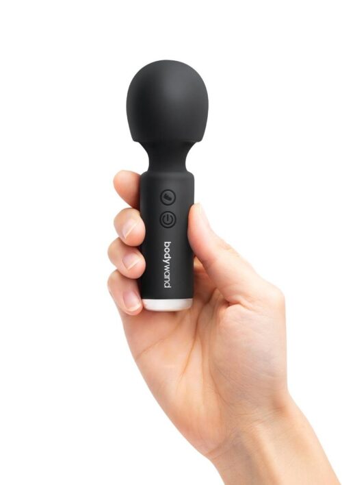 Bodywand Power Wand Vibrator in black, held in a hand