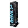 Bodywand Power Wand Vibrator - Black, shown in its packaging with easy-to-use controls
