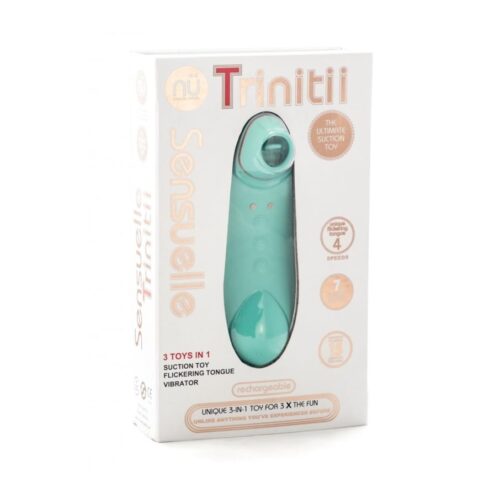 Nu Sensuelle Trinitii 3 In 1 Suction Tongue Vibrator