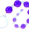 Me You Us Dragonz Tail Anal Beads – Violet, One Size