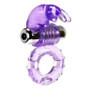 32007pu_1jpg Me You Us Hopping Hare Cock Ring – Purple, One Size
