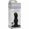 Introducing 'The Rumpy', a comfortable 6.5-inch cushioned plug designed by TitanMen. Black 6.5-inch cushioned plug packaging, 'The Rumpy'