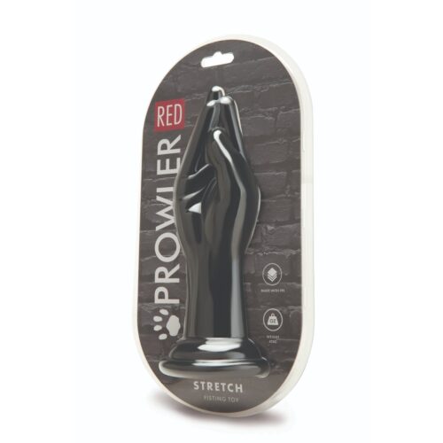 Prowler Red Stretch Fisting Dildo - Black