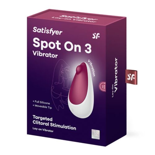 Satisfyer Spot On 3 Lay on Vibrator - Berry