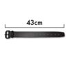Prowler Red - Leather Buckle Bicep Band - Black