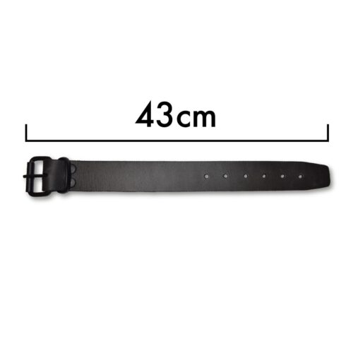 Prowler Red - Leather Buckle Bicep Band - Black