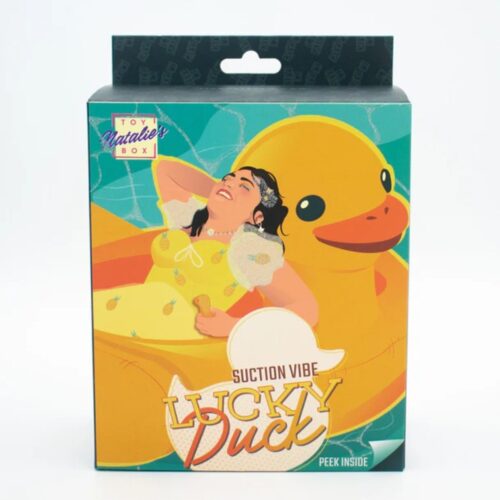 Like A Kitten Lucky Duck Suction Stimulator Vibrator - Yellow