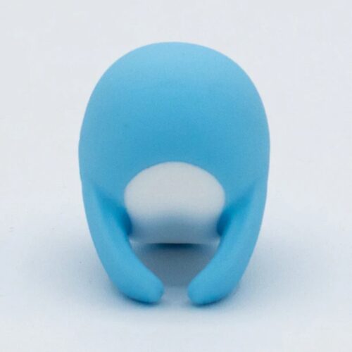 9105-4_1_jpg Like A Kitten The Heavenly Humpback Finger Bullet Vibrator - Blue