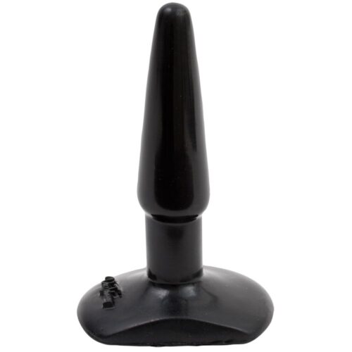 A black tapered silicone product with a sturdy base