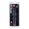 Explore new sensations with the 'Ass-Jacker' butt plug, designed for hygienic and pleasurable experiences. Black silicone butt plug 'Ass-Jacker' with dual head design