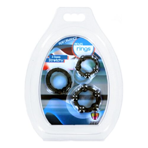 Trinity For Men Penis Rings Set Of 3 TPR - 3 Sizes