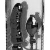 Master Series Renegade Inflatable Dildo - Black, 7.5inch