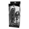 Master Series Renegade Inflatable Dildo - Black, 7.5inch