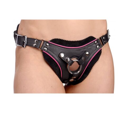 ae570-model-front-nodildo_750x537jpg Strap U Flamingo Low Rise Strap On Harness – Black, Up to 43″ Waist