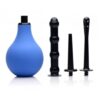 Cleanstream Premium One-Way Valve Anal Douche Set – Blue, One Size