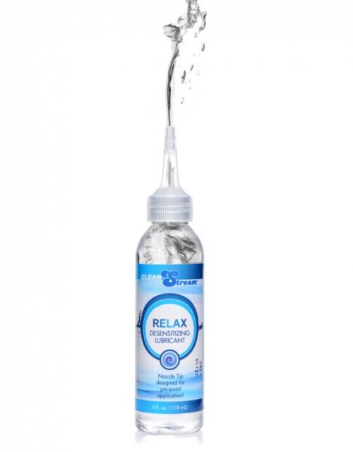 Discover comfort with Cleanstream Relax Desensitizing Lubricant, now available at The Loving Company. Cleanstream Relax Desensitizing Lubricant With Nozzle Tip - Clear, 4oz
