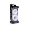 Master Series Stretch Master 2 Piece Training Silicone Ass Grommet Set - White