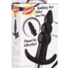 Explore new sensations with the Frisky Bubbling Noir Ribbed Vibrating Anal Plug. Frisky Bubbling Noir Ribbed Vibrating Anal Plug in packaging