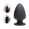 Squeeze-It squeezable silicone anal plug in black - premium body-safe design for enhanced comfort