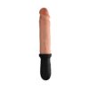 Master Series 8X Auto Pounder Vibrating and Thrusting Dildo with handle, 7.5 inches