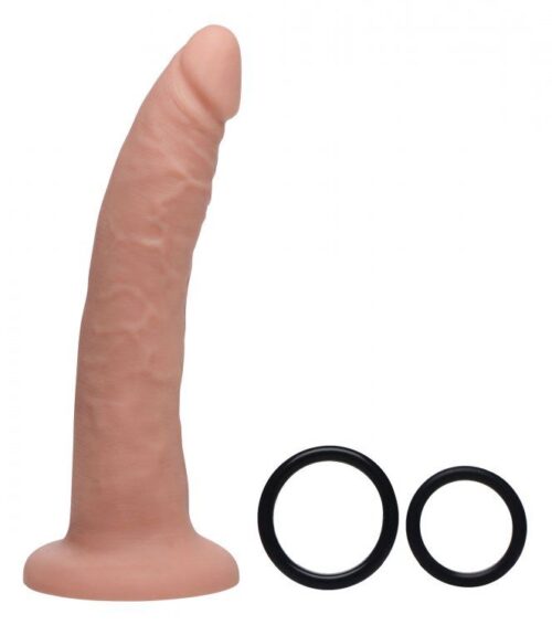 ag425-bulk-001_663x750jpg Strap U Charmed Silicone Dildo With Harness - Flesh, 7.5inch
