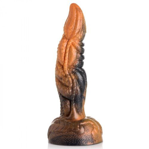 Creature Cocks Ravager Rippled Tentacle Fantasy Dildo – Rust Orange, 8inch