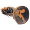 Creature Cocks Ravager Rippled Tentacle Fantasy Dildo - Rust Orange, 8inch