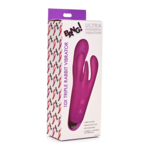 ag991-purple-2jpeg Bang Triple Rabbit Vibrator