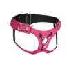 ah143-pink-1jpeg Strap U Bodice Deluxe Leather Corset Harness – Up to 45inch Waist