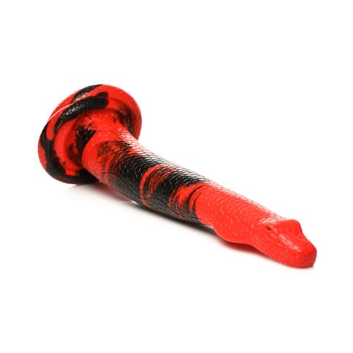Creature Cocks King Cobra Silicone Dong Dildo - Red, 14in