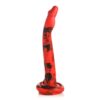 Creature Cocks King Cobra dildo 18 inch red silicone fantasy toy with realistic snake texture
