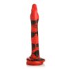 Creature Cocks King Cobra dildo 14 inch red silicone fantasy toy with realistic cobra texture design