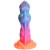 Creature Cocks Aqua Cock Glow In The Dark Silicone Dildo – Multicolour, 7.6inch