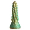 Creature Cocks Stegosaurus Spiky Reptile Silicone Dildo – Green/Gold, 7.6inch