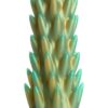 Creature Cocks Stegosaurus Spiky Reptile Silicone Dildo - Green/Gold, 7.6inch