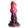 Creature Cocks Deep Diver Silicone Dildo – Red/Brown, 7.6inch