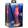 Creature Cocks Deep Diver Silicone Dildo - Red/Brown, 7.6inch