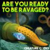 Yellow and green silicone tentacle dildo with suction cups