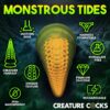 Creature Cocks Monstropus 2.0 Vibrating Tentacle Silicone Dildo in yellow/green